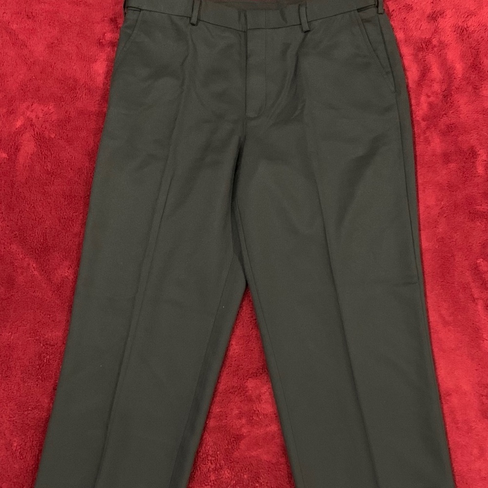Edwards Microfiber Flat Front Dress Pants SZ 36/32